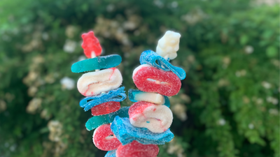 DIY 4th of July Candy Kabobs